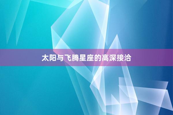 太阳与飞腾星座的高深接洽